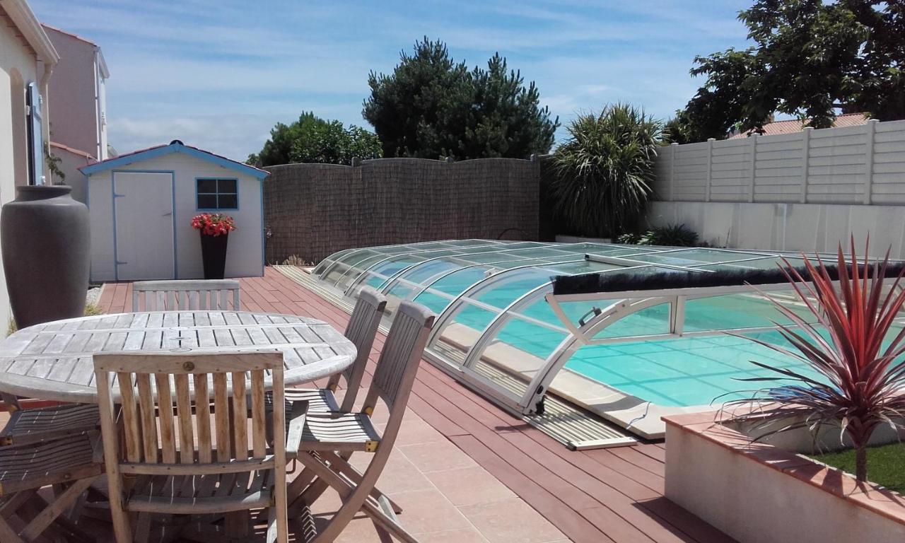 Villa Bord De Mer Spacieuse Piscine Chauffe Privative Бретіньоль-сюр-Мер Екстер'єр фото